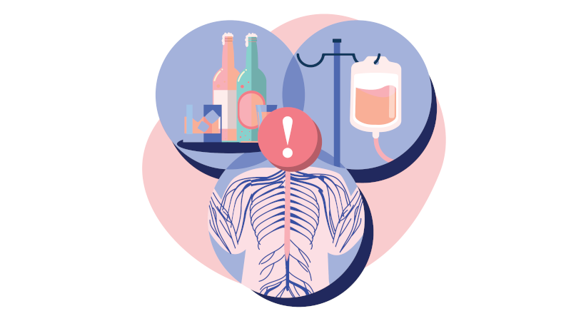 riesgos de consumo de alcohol en pacientes con cáncer